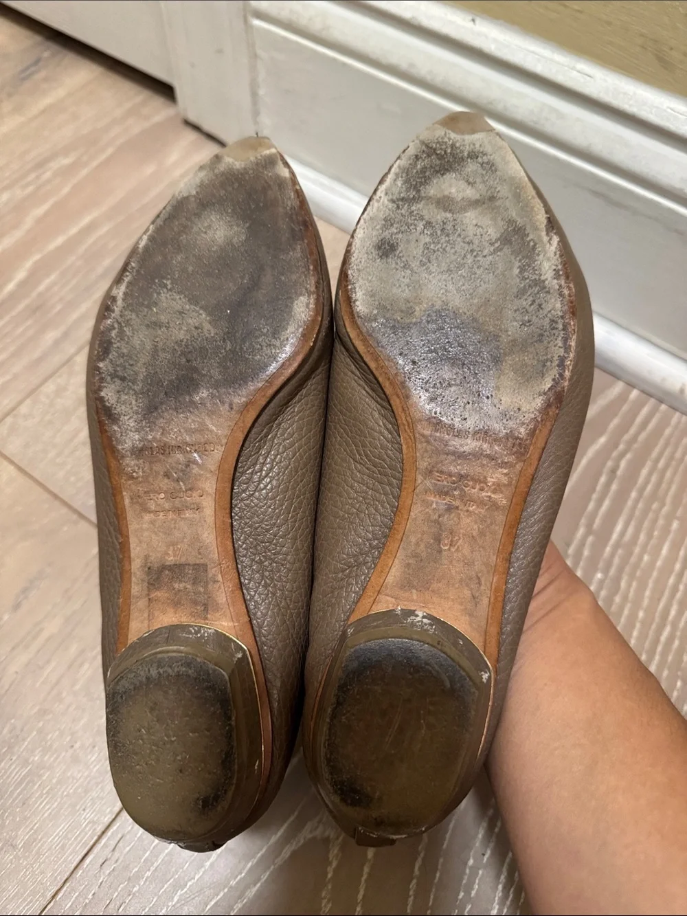 Nicholas Kirkwood loafer mules taupe